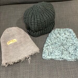 Cozy Knit Beanie Set